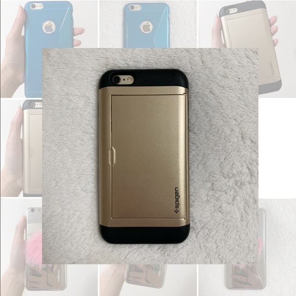 gold and black iphone 6S+ / 6+ case - Picture 3 of 4